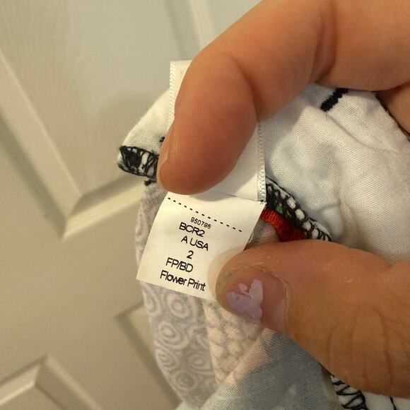 Banana republic Marimekko collection Hampton Fit flat front shorts Sz 2‎ - Picture 16 of 16